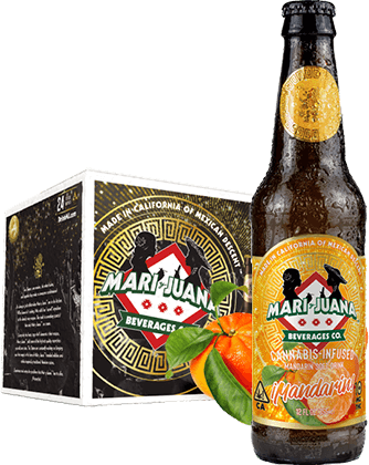 Mari y Juana Cannabis-Infused Beverage: Mandarin Flavor - 24 Bottle Case