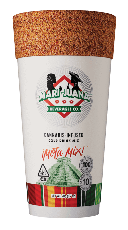 ¡Mota Mix! Cannabis-Infused Cold Drink Mix with 100mg THC per Package / 10mg THC per Serving